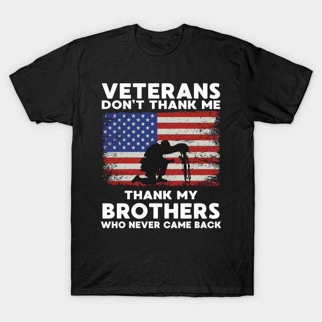 Veteran Day Appreciation Veterans Support T-Shirt by FamiLane